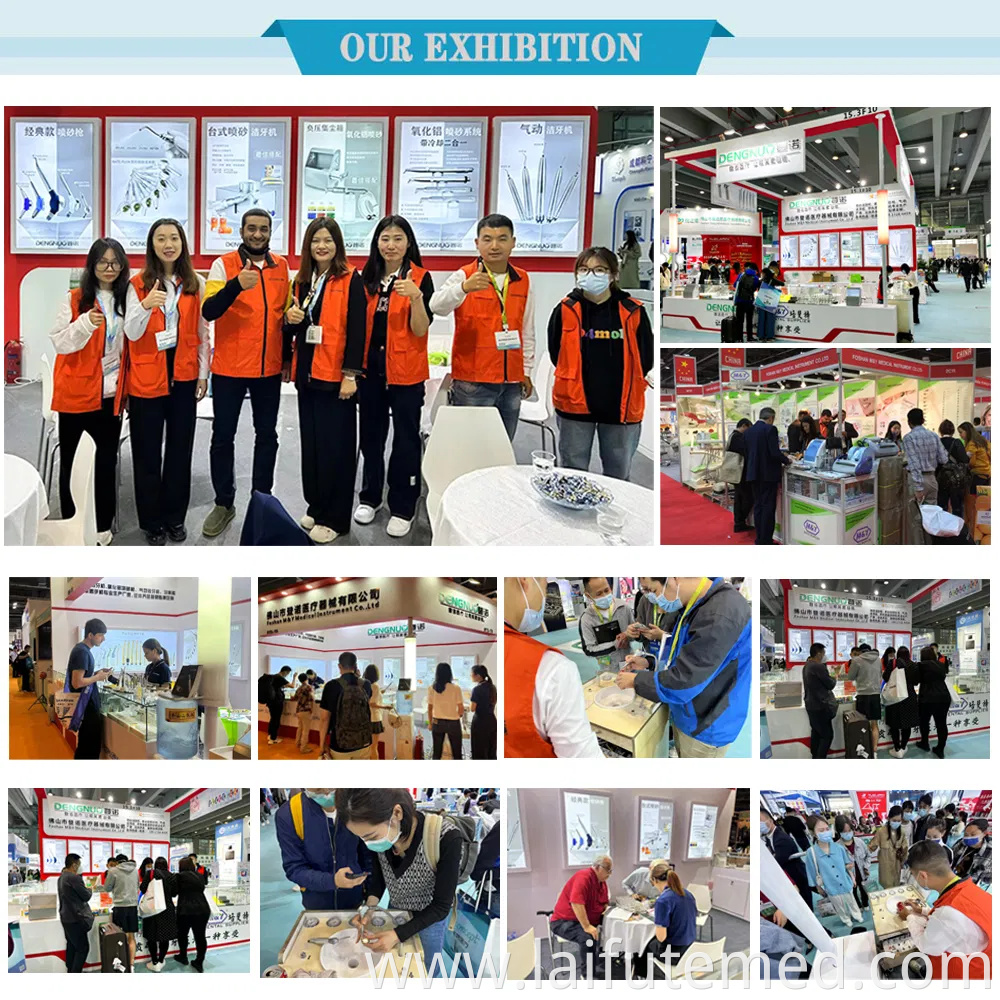 Portable Unit Dental Treatment Mobile Cart Trolley Dental Unit with Film Viewer